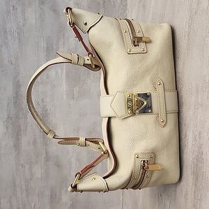LOUIS VUITTON  Suhali L'Impetueux White Leather Shoulder Bag